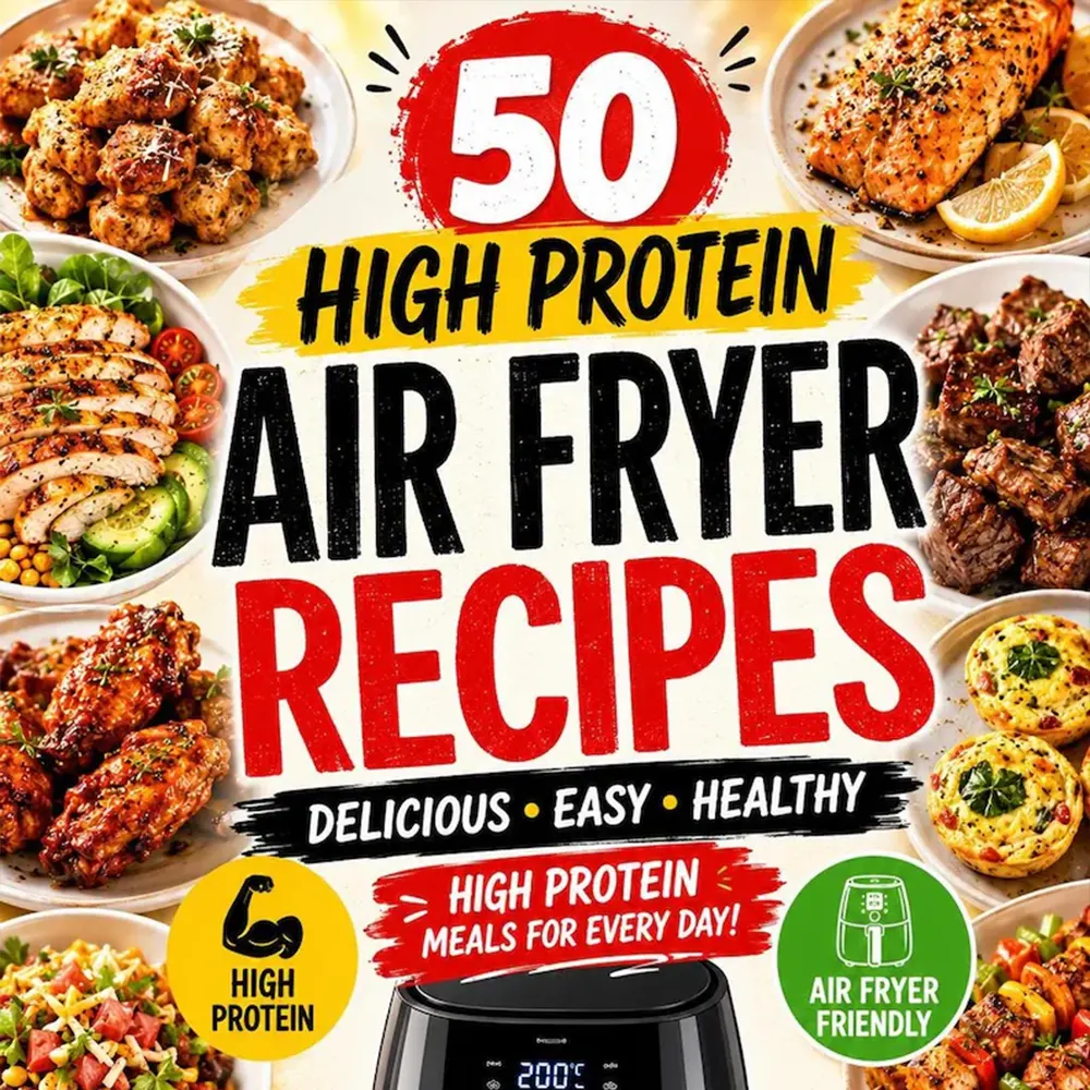 50 High Protein Recipes for Air Fryer